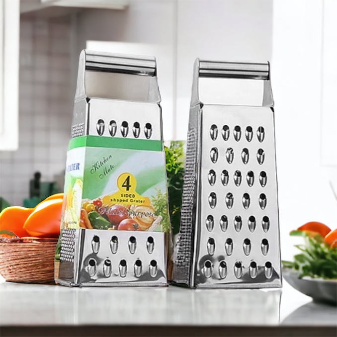 CHROME VEGETABLE AND FRUIT GRATER